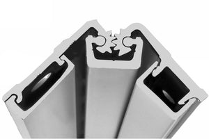 Full Surface Mount Heavy Duty 83" Continuous Geared Hinge - Aluminum