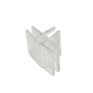 Showcase Clear Plastic 90 Degree 3-Way Display Connector