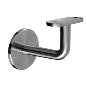 Q-railing Bracket For Square Profile Handrail (Round Profile, Non-adjustable, Wall Mount)