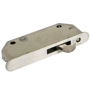 Steel Mortise Lock 1/2' Wide With 2-9/16 Screw Holes and Vertical Keyway