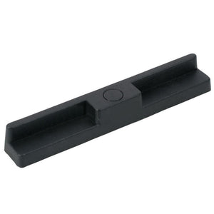 Patio Door Plastic Outside Pull 3-15/16" and 4-15/16" Screw Holes for Indal Doors - Black