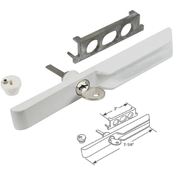 patio screen door locking handle