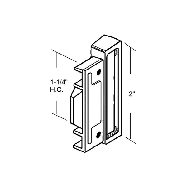 Sliding Window Latch and Pull With 11/4 Screw Holes