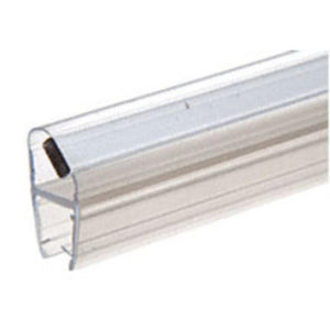 Shower Door 45 Degree Magnetic Profile for Glass-To-Glass fits 1/4" and 5/16" Glass - Right Hand