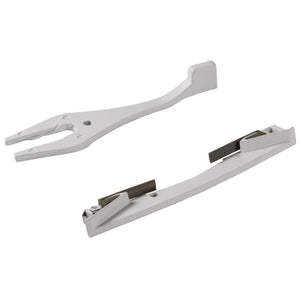 Truth Hardware "Mirage" Handle & Escutcheon for Concealed Multi-Point Lock - White