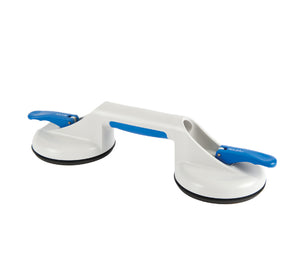 Suction Lifter - 2 Cup, Lever Style, Blue (Bohle 'Veribor')