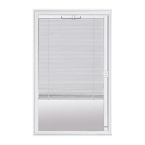 Residential Door Insert with Blinds Between Glass - PVC - Low-E Argon - 22 x 64