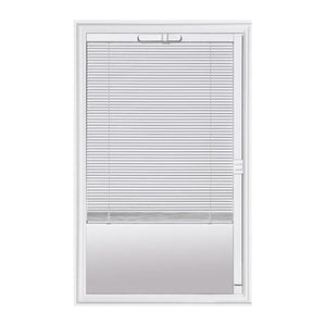 Residential Door Insert with Blinds Between Glass - PVC - Low-E Argon - 22 x 36