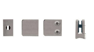 Z-Series Zinc Small Square Glass Clamp for 1/4" and 5/16" Glass