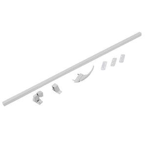 Screen and Storm Door Touch Bar Latch - White