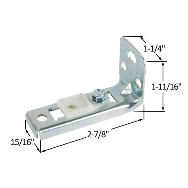 Closet Door Jamb Bracket with 3/4 Screw Holes for Cox C