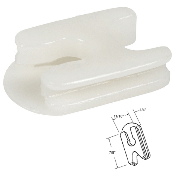 Closet Door Nylon Top Guide for Monarch Closet Doors