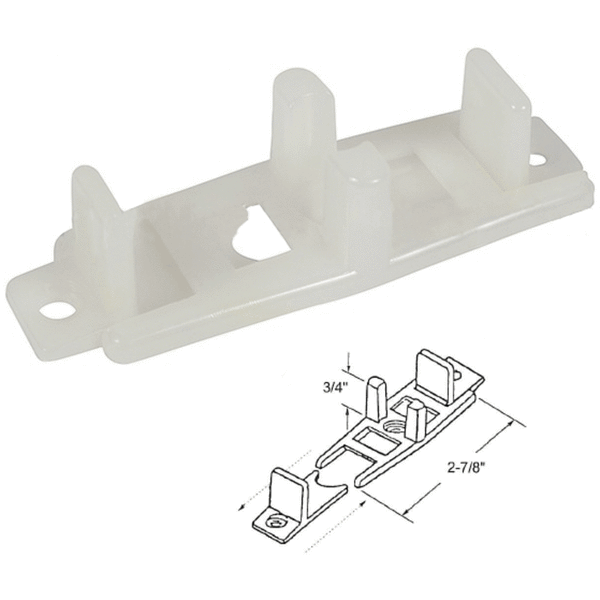 Closet Door Nylon Bottom Guide