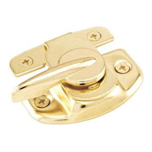 Window Sash Lock With 1-3/4" Screw Holes - Brass