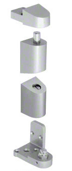 Commercial Door Aluminum Left Hand Top and Bottom Pivot Set