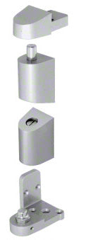Commercial Door Aluminum Right Hand Top and Bottom Pivot Set