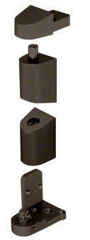 Commercial Door Dark Bronze Right Hand Top and Bottom Pivot Set