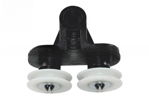 Double Roller Shower Door Assembly