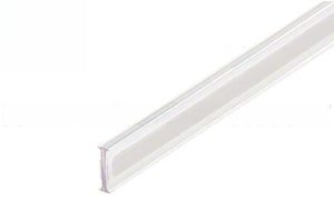 Partition Strip for 1/2" Tempered Glass- 180 Degree Partition