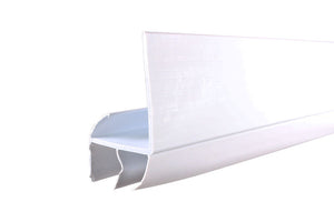 L-Shaped Expander Door Sweep for AluminArt Storm Doors - White