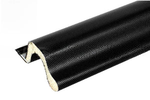 Entry Door Kerf Mounted Weatherseal - Extended Reach - Black