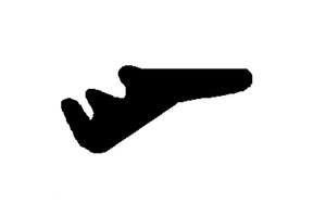 Steel Window Sash Glazing 17/32" Width Push-In Rubber