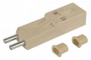 Security Step-On Sliding Glass Patio Door Lock - Beige