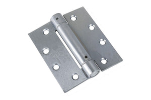 Butt Style 4-1/2" x 4" Spring Hinge - Satin Chrome