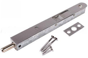 Residential Entry Door 7-1/8" Antique Nickel Flush Bolt