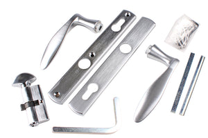 Hoppe Patio Door Brushed Nickel Handle Set