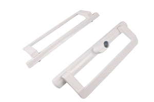 Roto Hardware White Keyed Sliding Glass Patio Door Handle - Reflect Window & Door