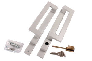 Truth Hardware White Keyed PD Trim Set Contemporary Active Handle Set - Reflect Window & Door