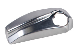 Roto Hardware Left Hand Brushed Chrome Metal Window Operator Cover