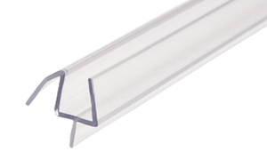 Swinging Shower Door Clear Co-Extruded 36" Bottom Wipe with Soft Drip Rail for 3/8" Glass