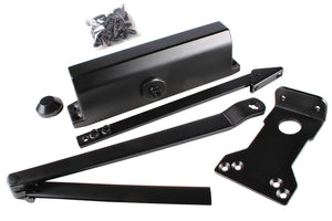 Commercial Aluminum Store Front Door Black Number 5 Surface Mount Closer