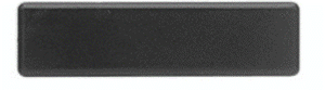 European Style Glass Door Hinge Black Arm Cover Plate