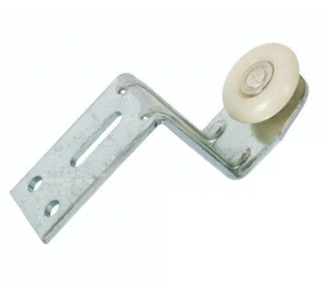 Closet Door 1" Nylon Roller With 1-3/8" Offset for Cox Closet Doors - Back