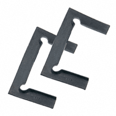 Swinging Shower Door Hinge 2.5 mm Gaskets for Vienna Hinges Using 5/16" (8 mm) Thick Glass