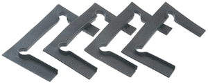 Swinging Shower Door Vienna Hinge Replacement Gasket Pack with Fin