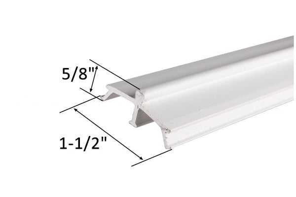 All Weather Windows Sill Track – White 8' Replacement Door Track