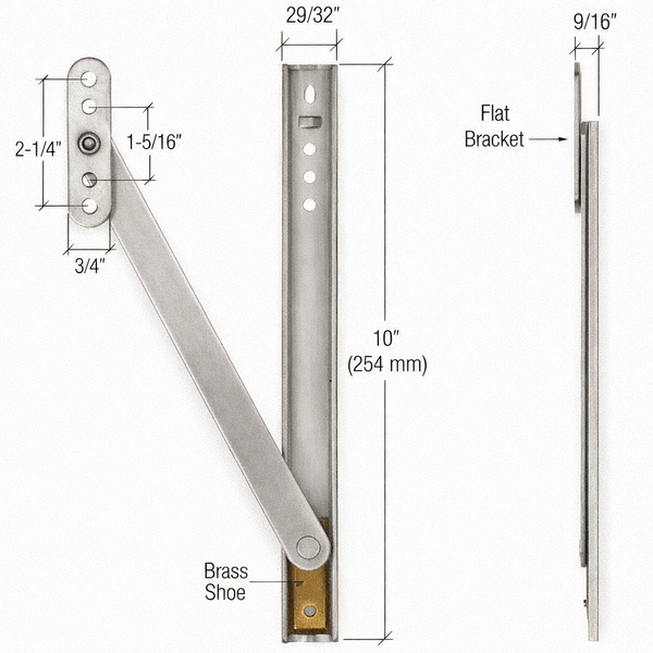 Window Adjuster Heavy-Duty Friction Adjuster for Casement & Awning Windows