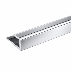 Chrome J-Bar Bottom Mirror Mounting Hardware - Durable Fit