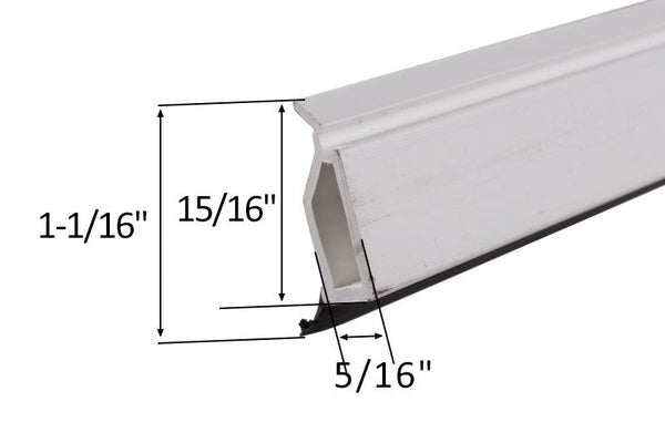 1969656 Durable Residential PVC Window Trim & Stops for Your Home