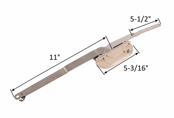 Left Hand Dual Arm Casement Window Operator - Roto Hardware