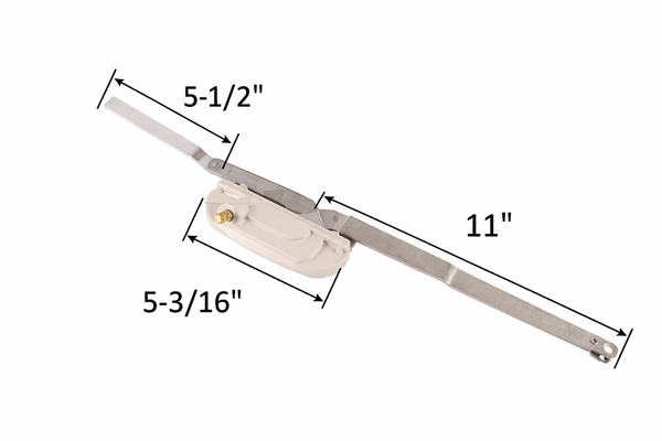 Roto Casement & Awning Window Hardware - Right Hand Dual Arm