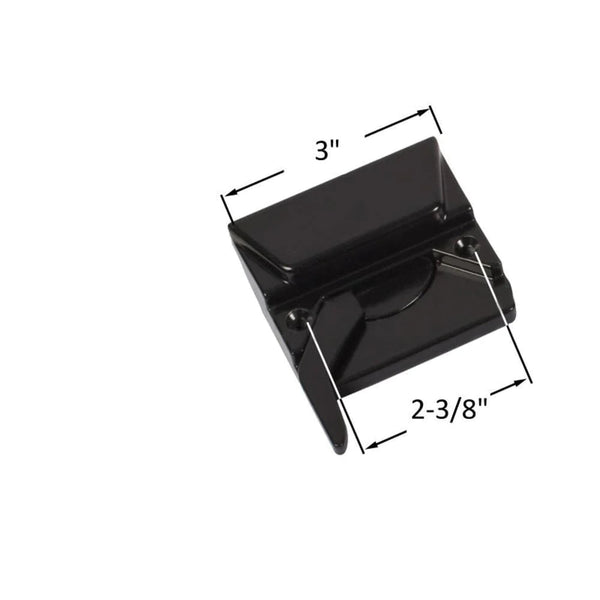 Truth Window Hardware Left Hand EntryGard Sash Lock - Black