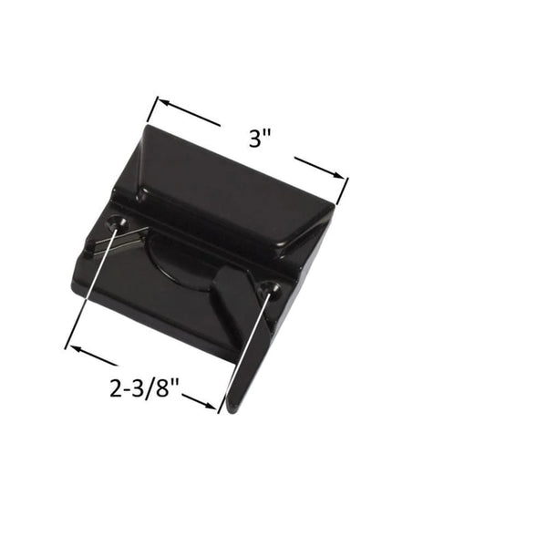Truth Window Hardware - Right Hand EntryGard Sash Lock Black