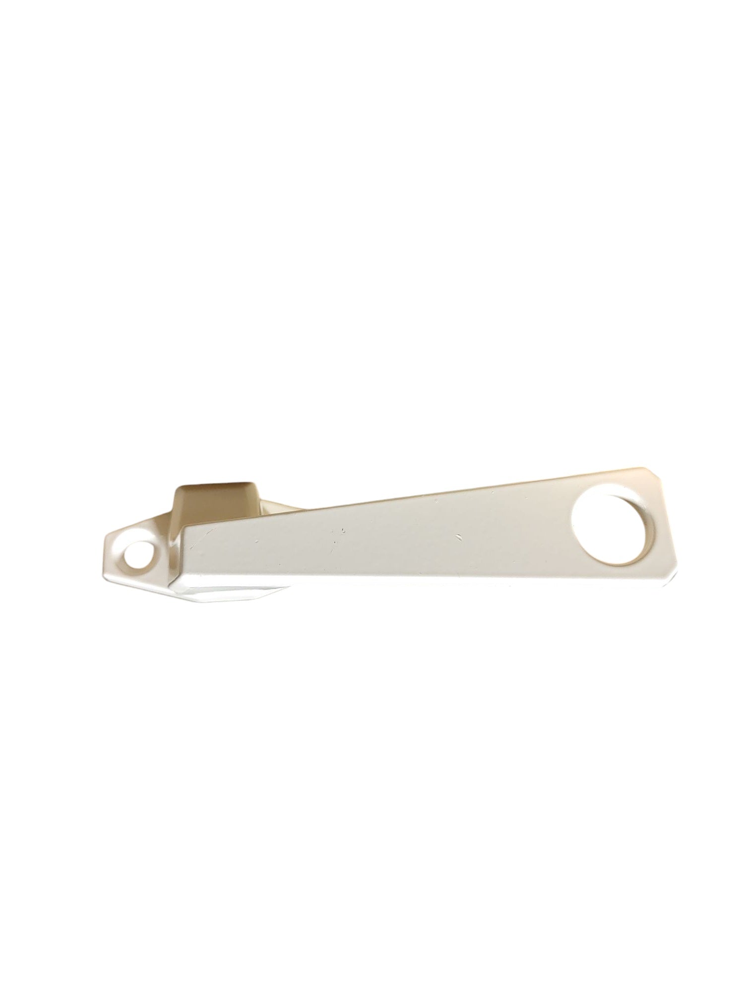 Truth Window Hardware White Pole-Operated Left Hand Handle