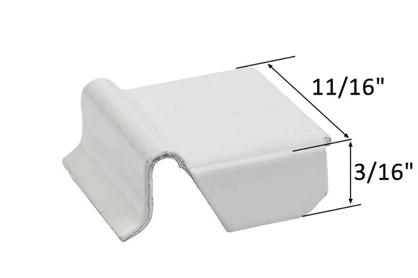Aluminum Spreader Bar Clips - Window Screen Hardware Support