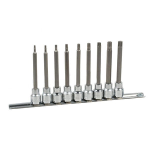 Signet Tool Inc. 9 Piece Extra Long Torx Bit Socket Set - 3/8'' Drive)